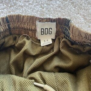 BDG Olive Camo Green Track Pants Bottoms
